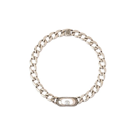 Colar Elos Liso Style Prata Boho